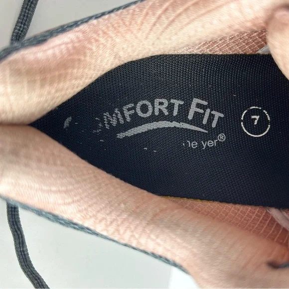 Gdefy Gravity Defyer Mighty Walk Gray Salmon Women's Athletic Shoes TB9024FGP-W - Picture 10 of 11